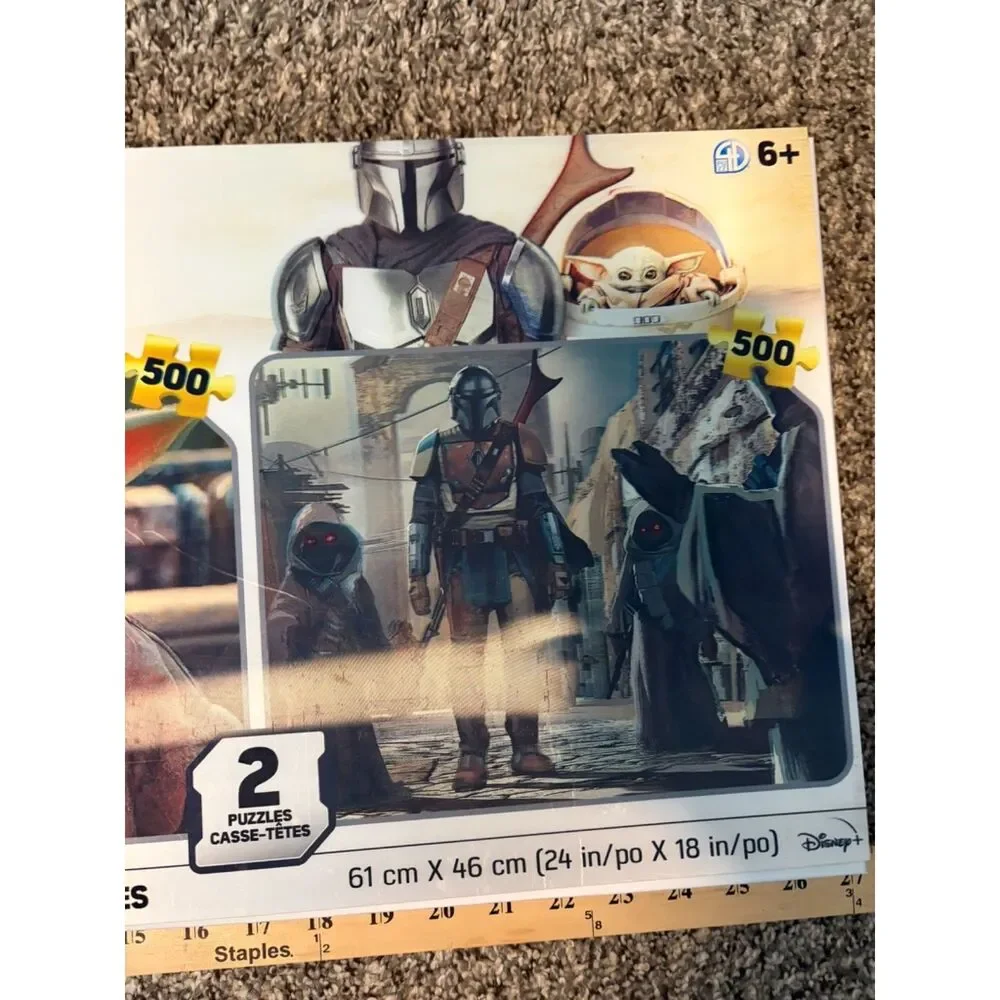 Star Wars Puzzle 2 puzzles 500 pc 3D jigsaw